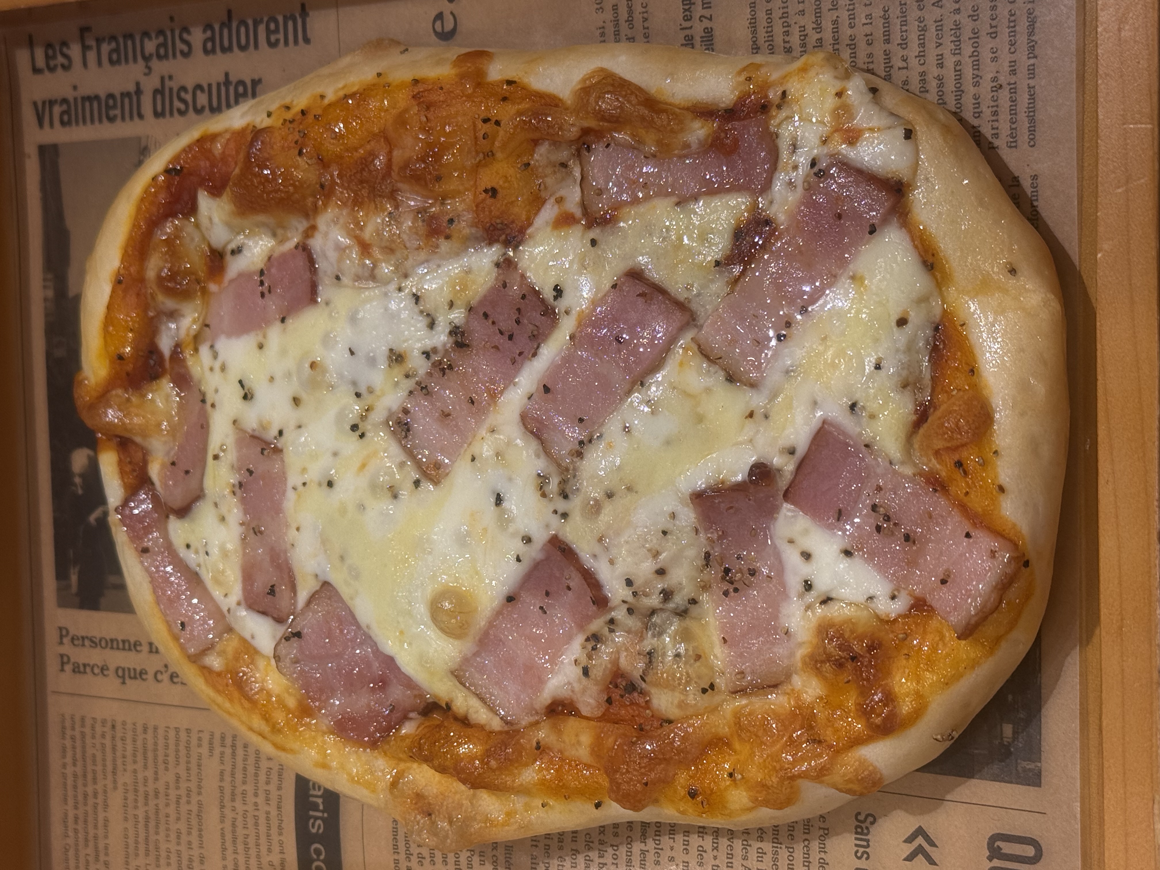 イベリコ豚のピザ