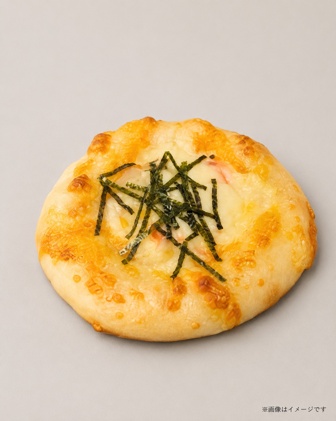明太サラダのピザ