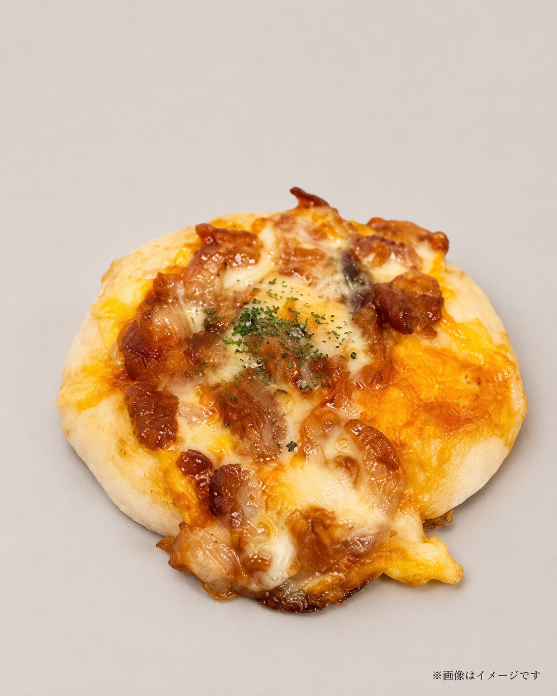 照り焼きチキンのピザ